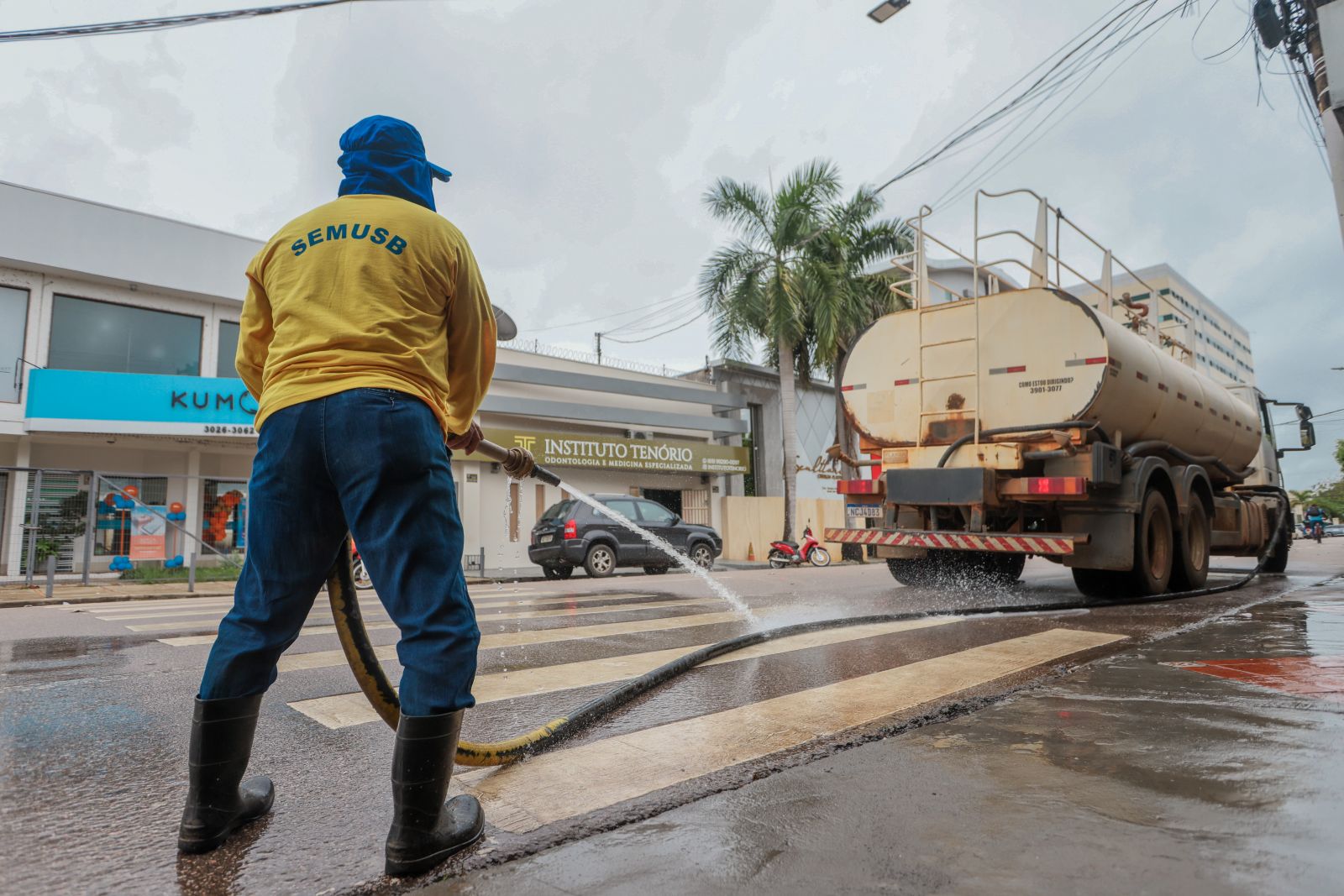 Sesb garante a limpeza das vias e espaços públicos antes, durante e após o evento
