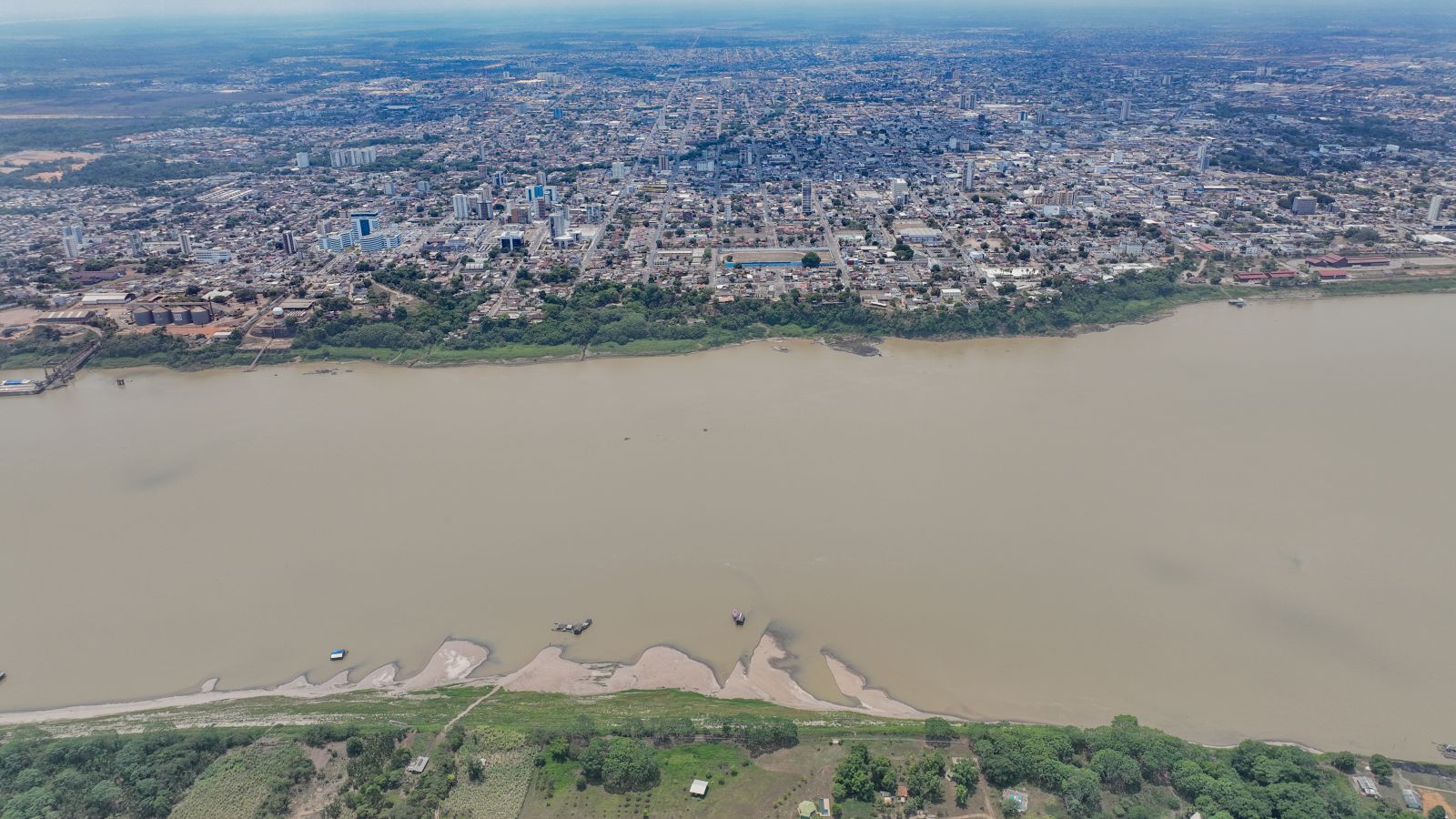 Em 18 de junho, a cota do rio atingiu seu menor nível, medindo 4,15 metros