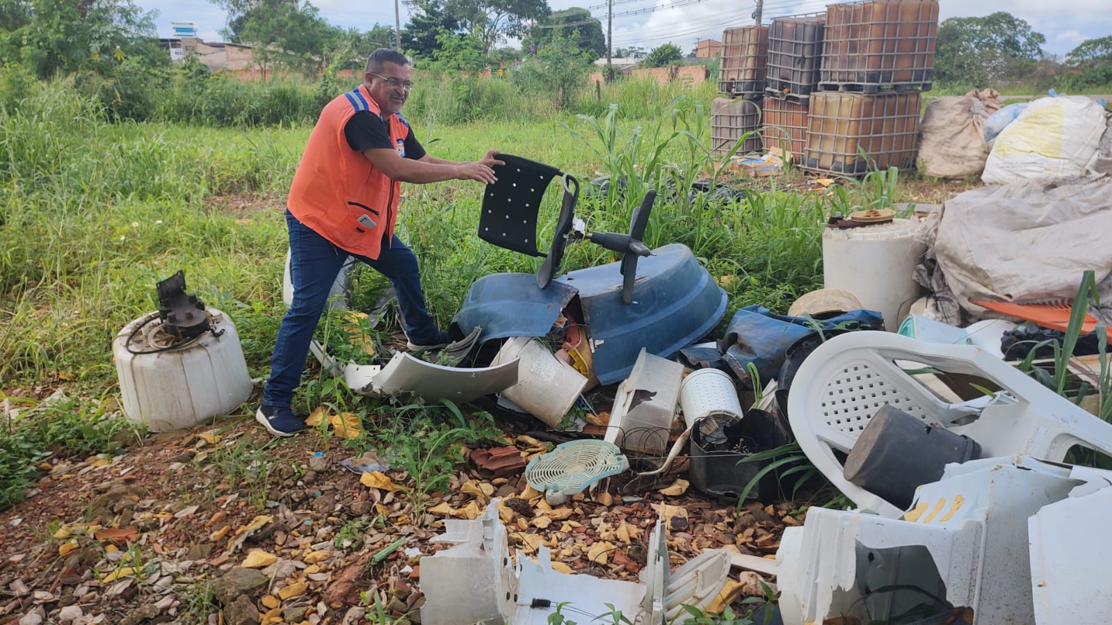 Nesse ano, foram recolhidas mais de 3,5 toneladas de lixo das ruas de Porto Velho